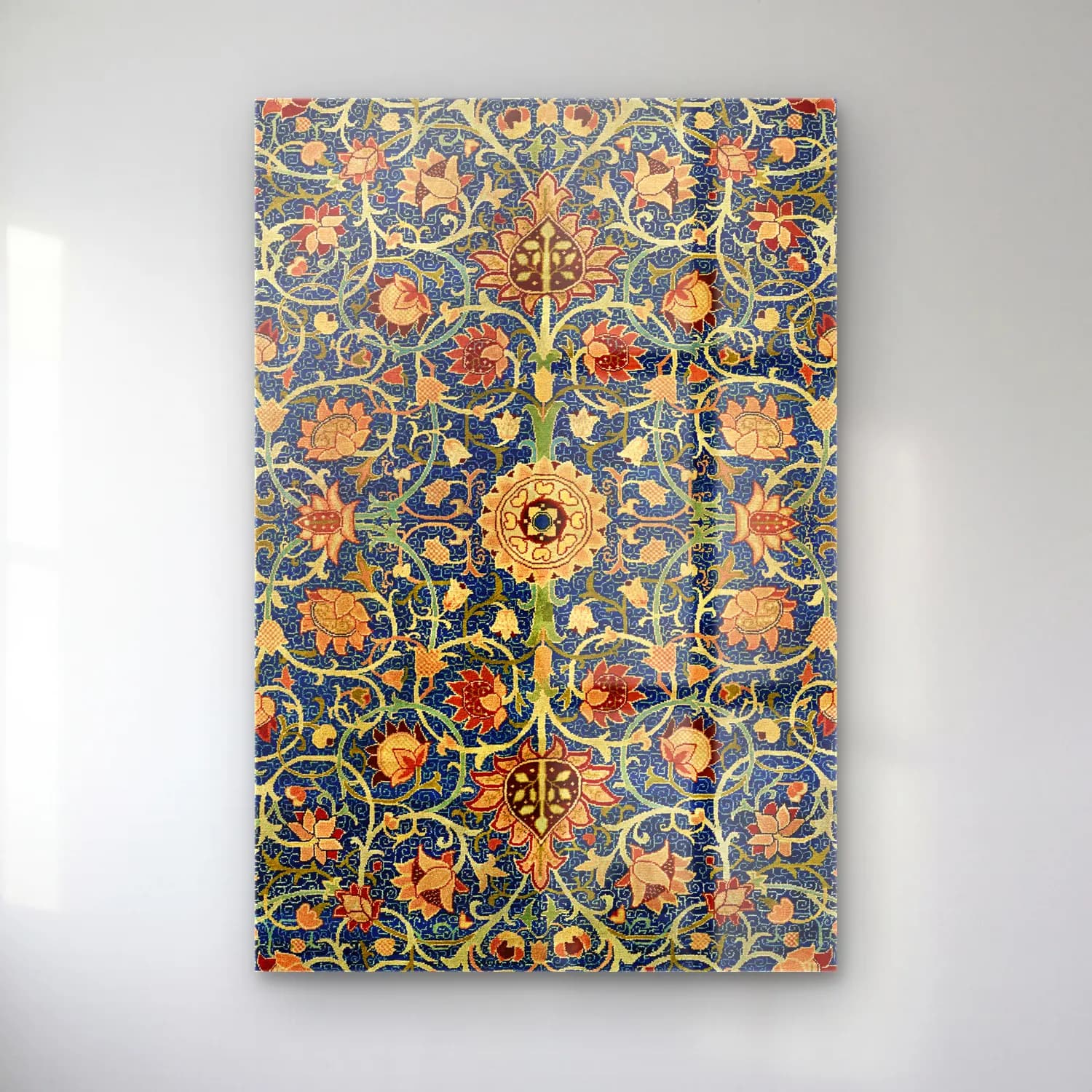Maksimalist Çiçek Deseni No. 66 cam tablo — Maksimalist Çiçek Deseni No. 66 — maksimalist çiçek deseni