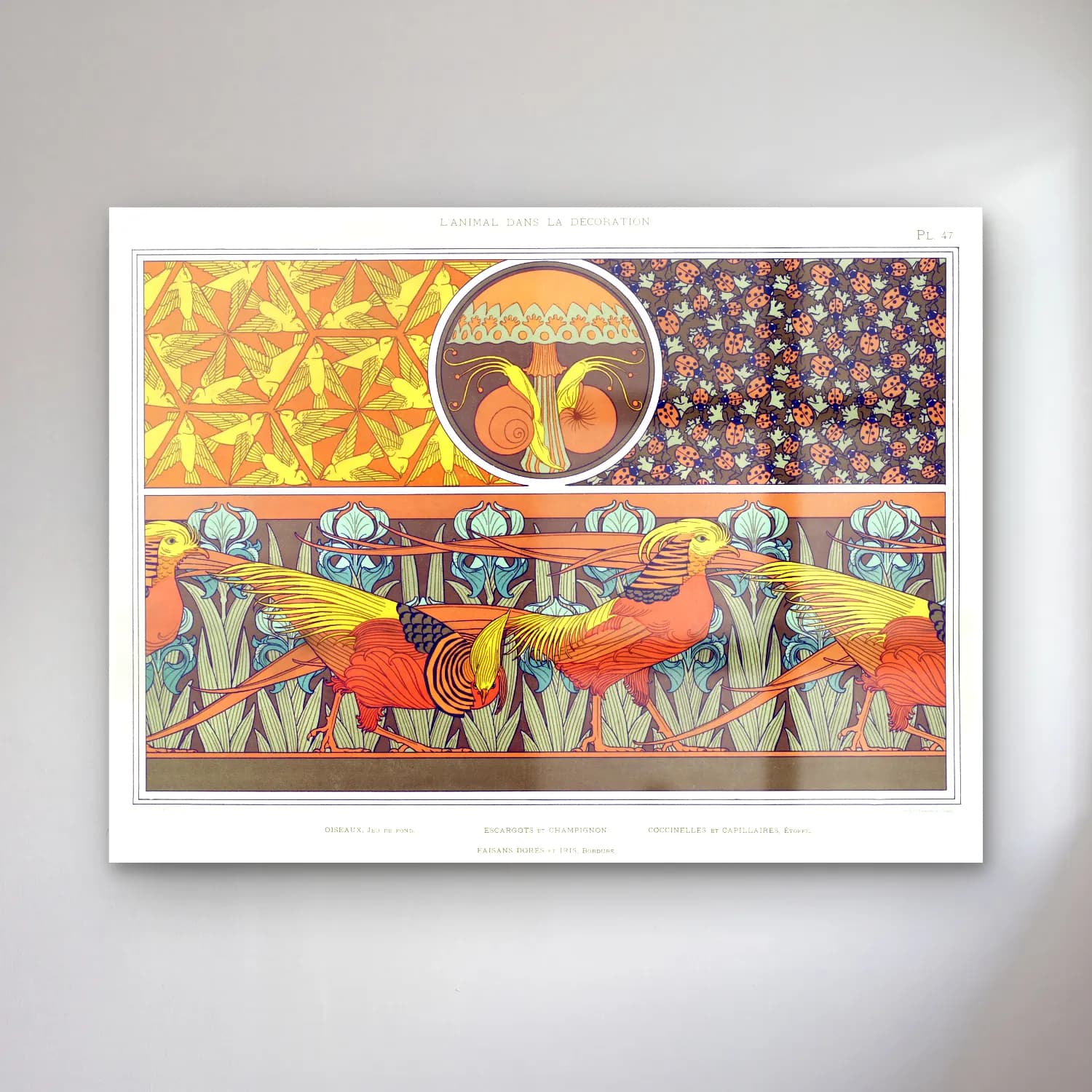 Vintage Mitolojik Sahne – Turuncu Tonlar cam tablo — Vintage Mitolojik Sahne – Turuncu Tonlar — vintage mitolojik sahne