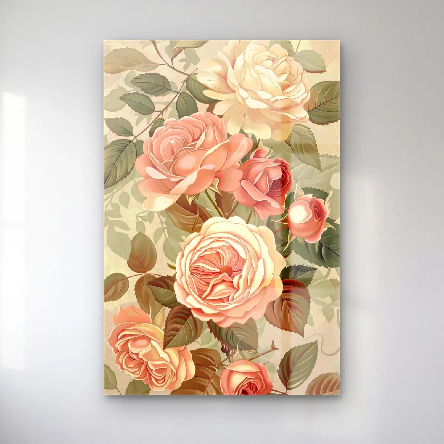 Pastel Güller No. 11 cam tablo — Pastel Güller No. 11 — pastel güller