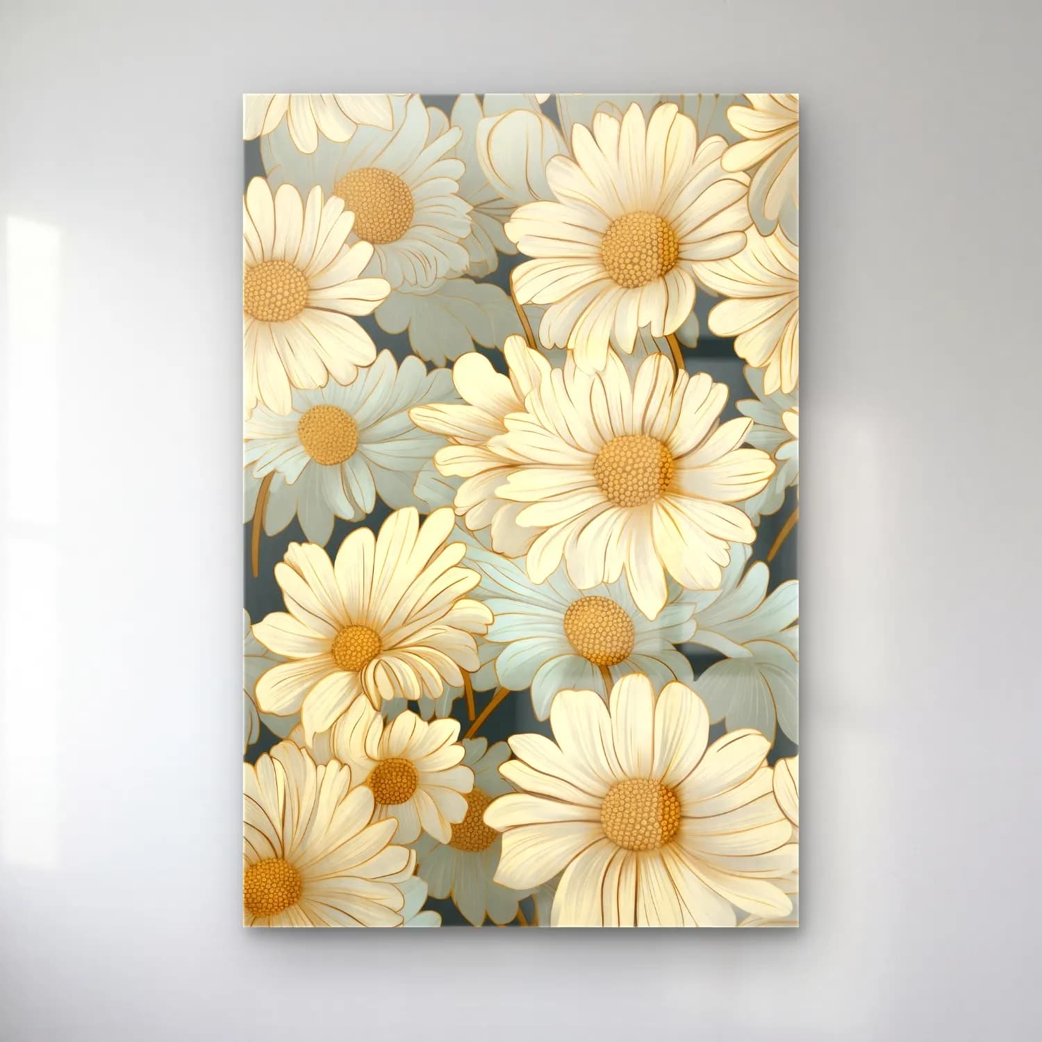 Pastel Papatyalar No. 22 cam tablo — Pastel Papatyalar No. 22 — pastel papatyalar