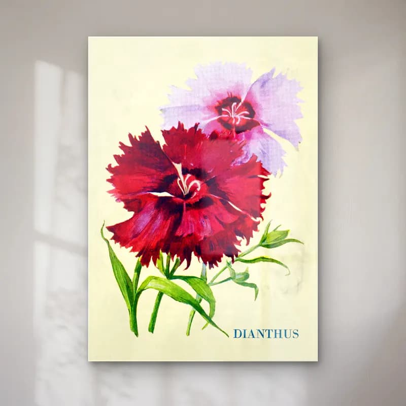 Botanik İllüstrasyon Kır Çiçekleri No. 45 cam tablo — Botanik İllüstrasyon Kır Çiçekleri No. 45 — botanik i̇llüstrasyon kır çiçekleri