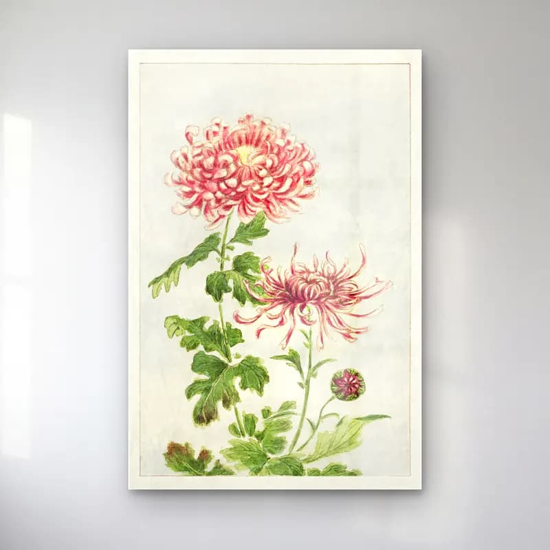 Botanik İllüstrasyon Çiçek Deseni No. 134 cam tablo — Botanik İllüstrasyon Çiçek Deseni No. 134 — botanik i̇llüstrasyon çiçek deseni