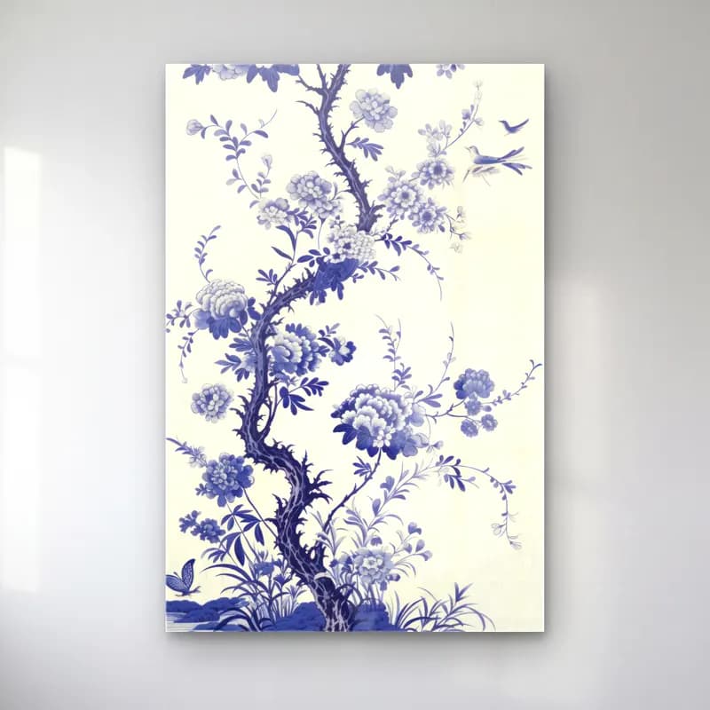Botanik İllüstrasyon Çiçek Deseni No. 135 cam tablo — Botanik İllüstrasyon Çiçek Deseni No. 135 — botanik i̇llüstrasyon çiçek deseni