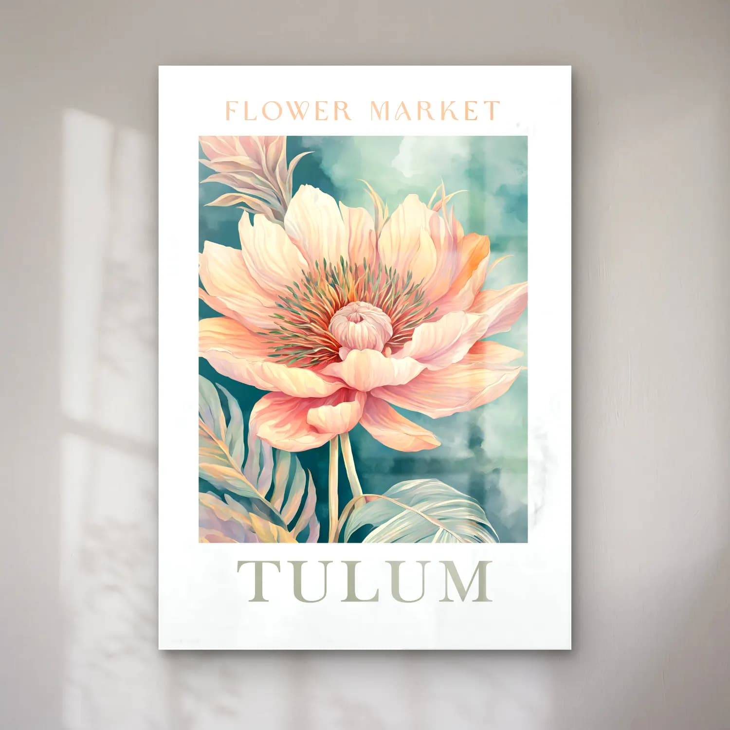 Pastel Lotus Çiçekleri No. 10 cam tablo — Pastel Lotus Çiçekleri No. 10 — pastel lotus çiçekleri