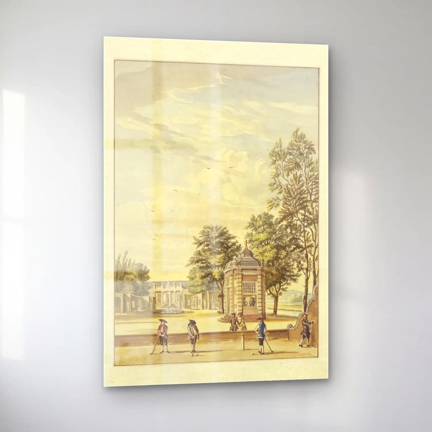 Vintage Katedral No. 12 cam tablo — sol açıdan görünüm