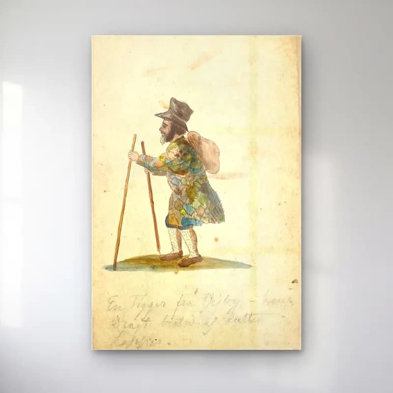 Vintage Şövalye – Turkuaz Tonlar cam tablo — Vintage Şövalye – Turkuaz Tonlar — vintage şövalye