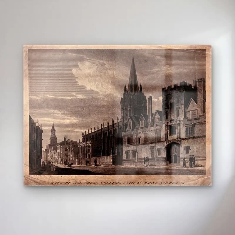 Vintage Katedral No. 20 cam tablo — Vintage Katedral No. 20 — vintage katedral