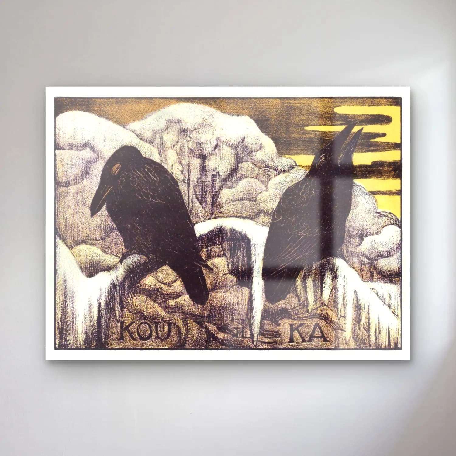 Vintage Poster Mitolojik Sahne – Siyah Beyaz Tonlar cam tablo — Vintage Poster Mitolojik Sahne – Siyah Beyaz Tonlar — vintage poster mitolojik sahne