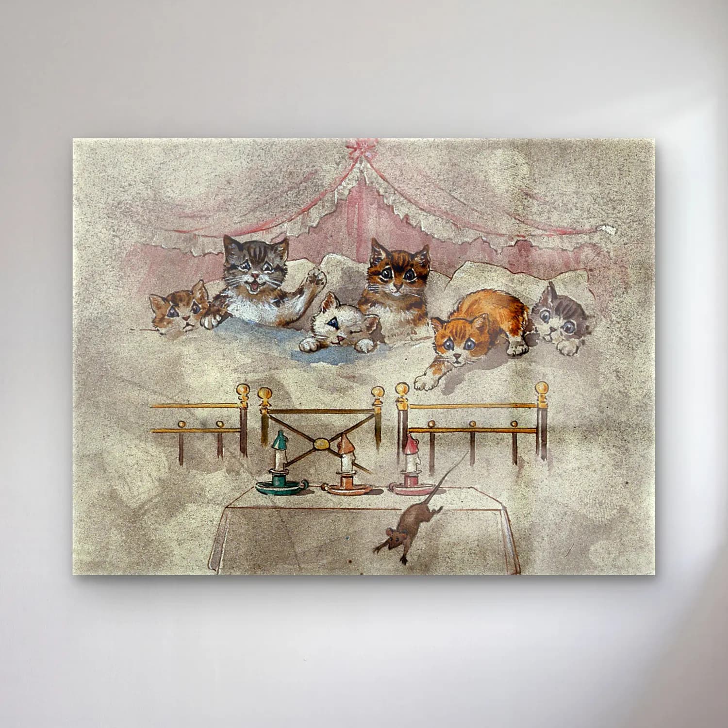 Vintage Kedi No. 23 cam tablo — Vintage Kedi No. 23 — vintage kedi