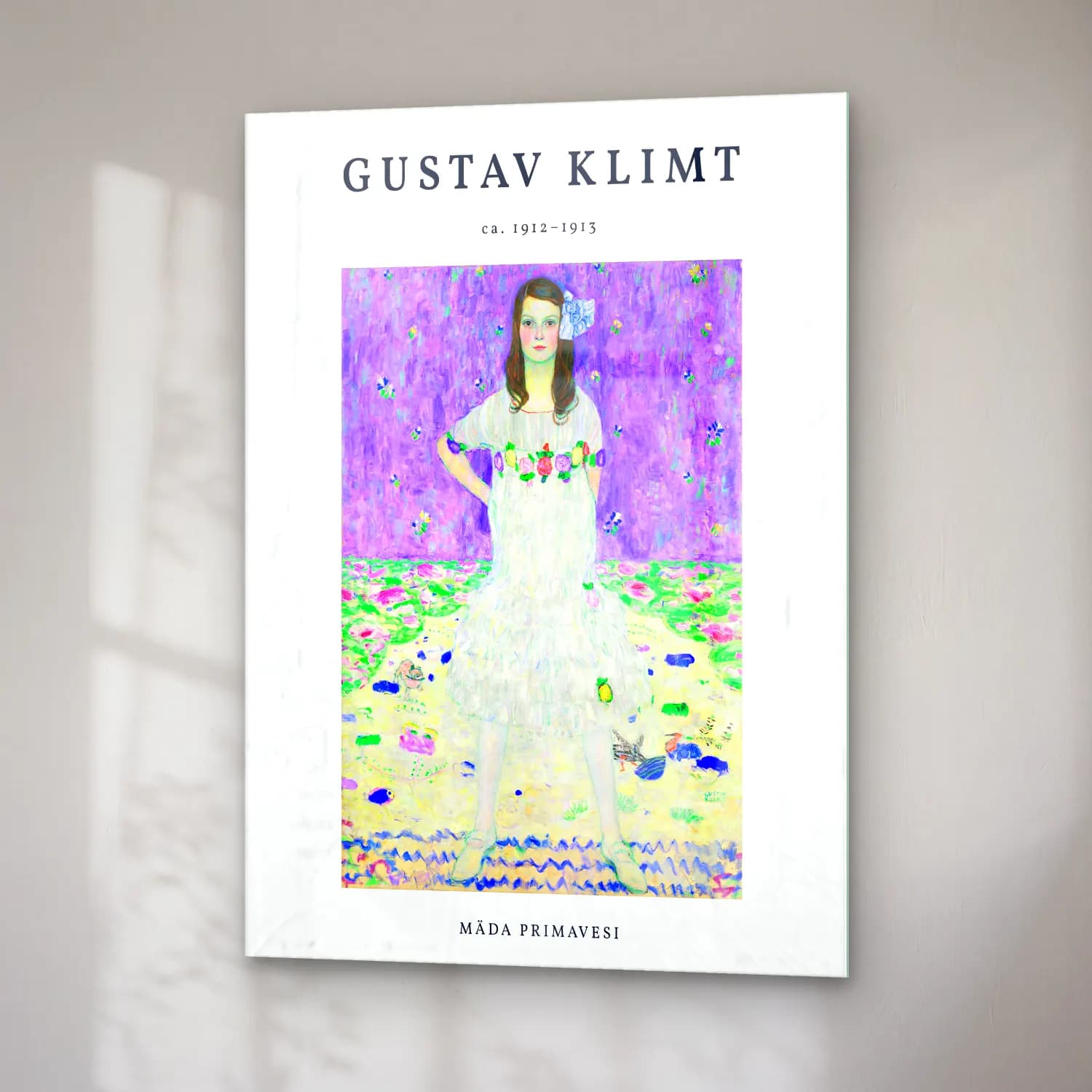 Empresyonist Elbiseli Kadın No. 13 cam tablo — sağ açıdan görünüm