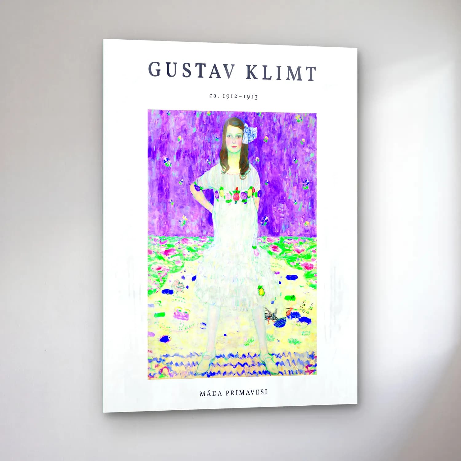 Empresyonist Elbiseli Kadın No. 13 cam tablo — sol açıdan görünüm