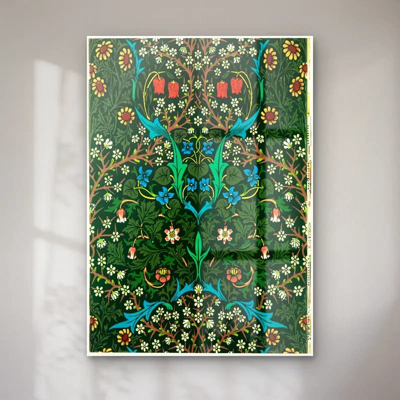 Botanik İllüstrasyon Çiçek Deseni No. 147 cam tablo — Botanik İllüstrasyon Çiçek Deseni No. 147 — botanik i̇llüstrasyon çiçek deseni