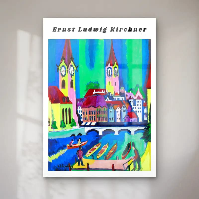 Vintage Poster Katedral No. 28 cam tablo — Vintage Poster Katedral No. 28 — vintage poster katedral