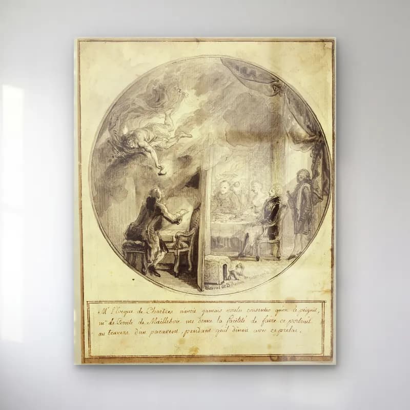 Vintage Dini Sahne No. 20 cam tablo — Vintage Dini Sahne No. 20 — vintage dini sahne