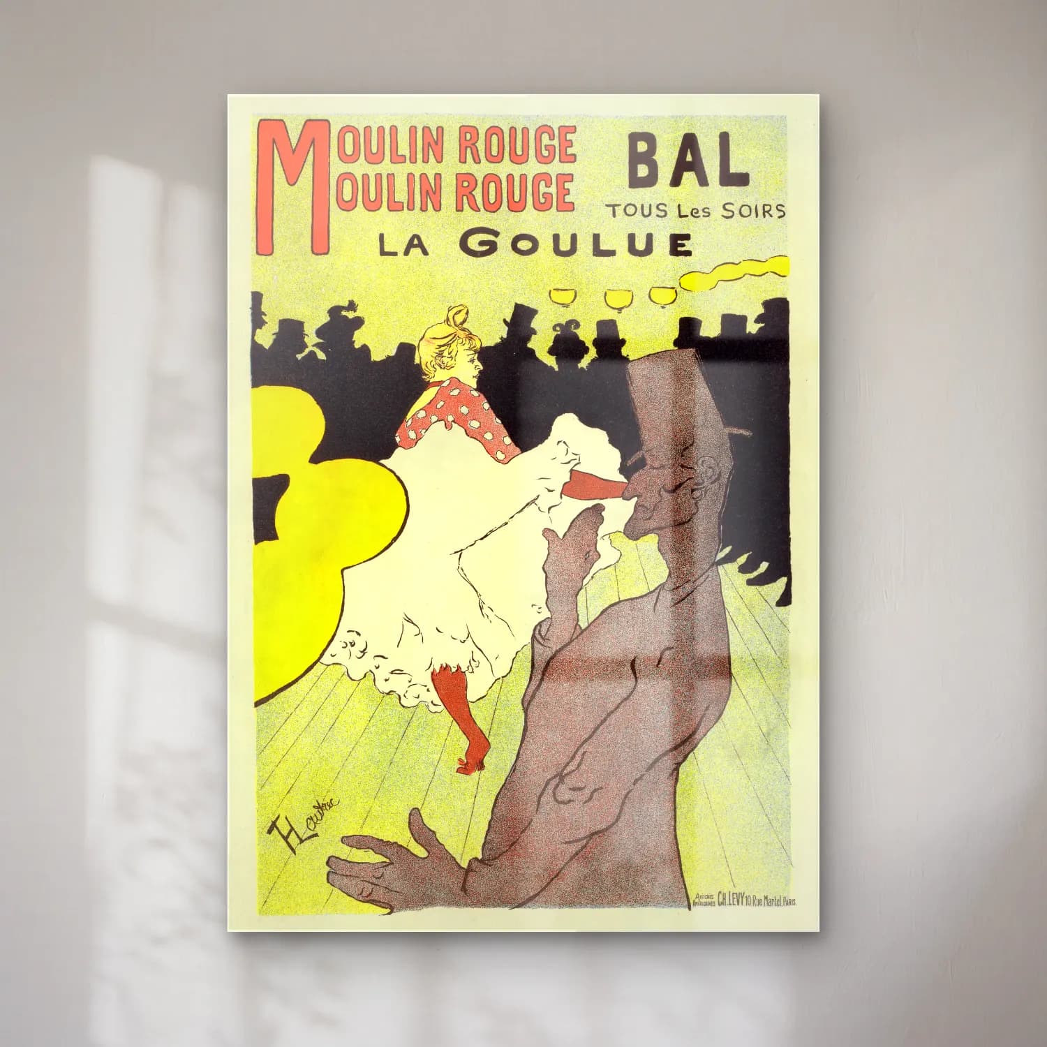 Henri de Toulouse-Lautrec – Dansçılar cam tablo — Henri de Toulouse-Lautrec – Dansçılar — vintage poster dansçılar