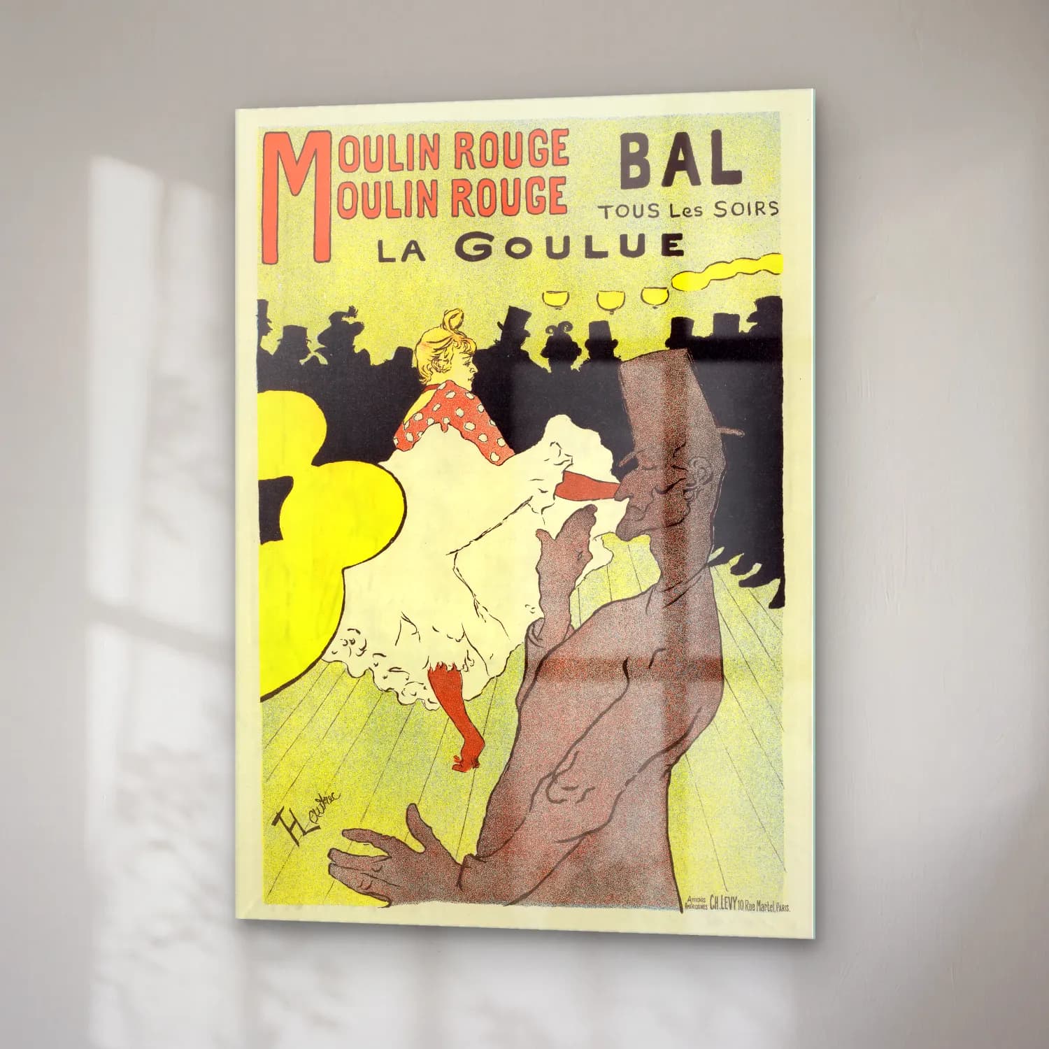 Henri de Toulouse-Lautrec – Dansçılar cam tablo — sağ açıdan görünüm