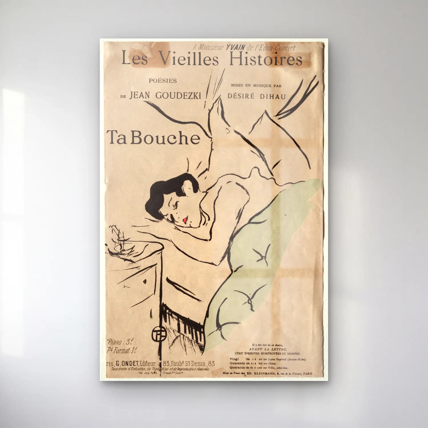 Henri de Toulouse-Lautrec – Kitap Okuyan Kadın cam tablo — Henri de Toulouse-Lautrec – Kitap Okuyan Kadın — vintage poster kitap okuyan kadın