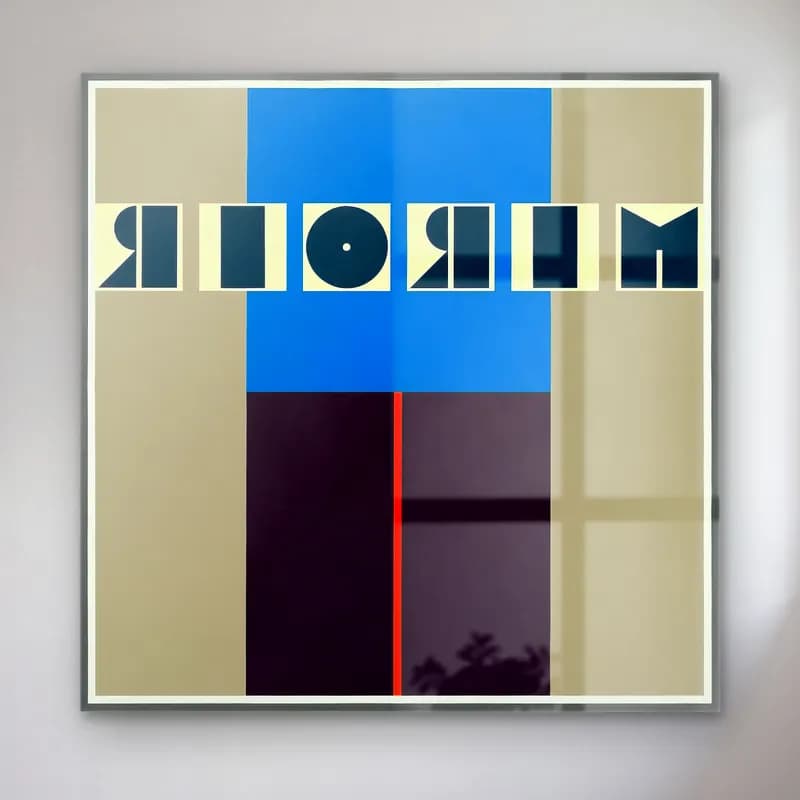 Bauhaus Yazılı Tasarım No. 14 cam tablo — Bauhaus Yazılı Tasarım No. 14 — bauhaus yazılı tasarım