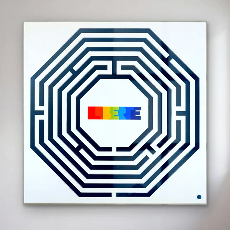 Bauhaus Geometrik Daireler No. 57 cam tablo — Bauhaus Geometrik Daireler No. 57 — bauhaus geometrik daireler