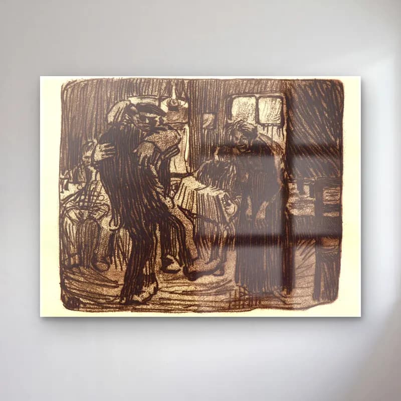 Vintage Aşıklar No. 10 cam tablo — Vintage Aşıklar No. 10 — vintage aşıklar