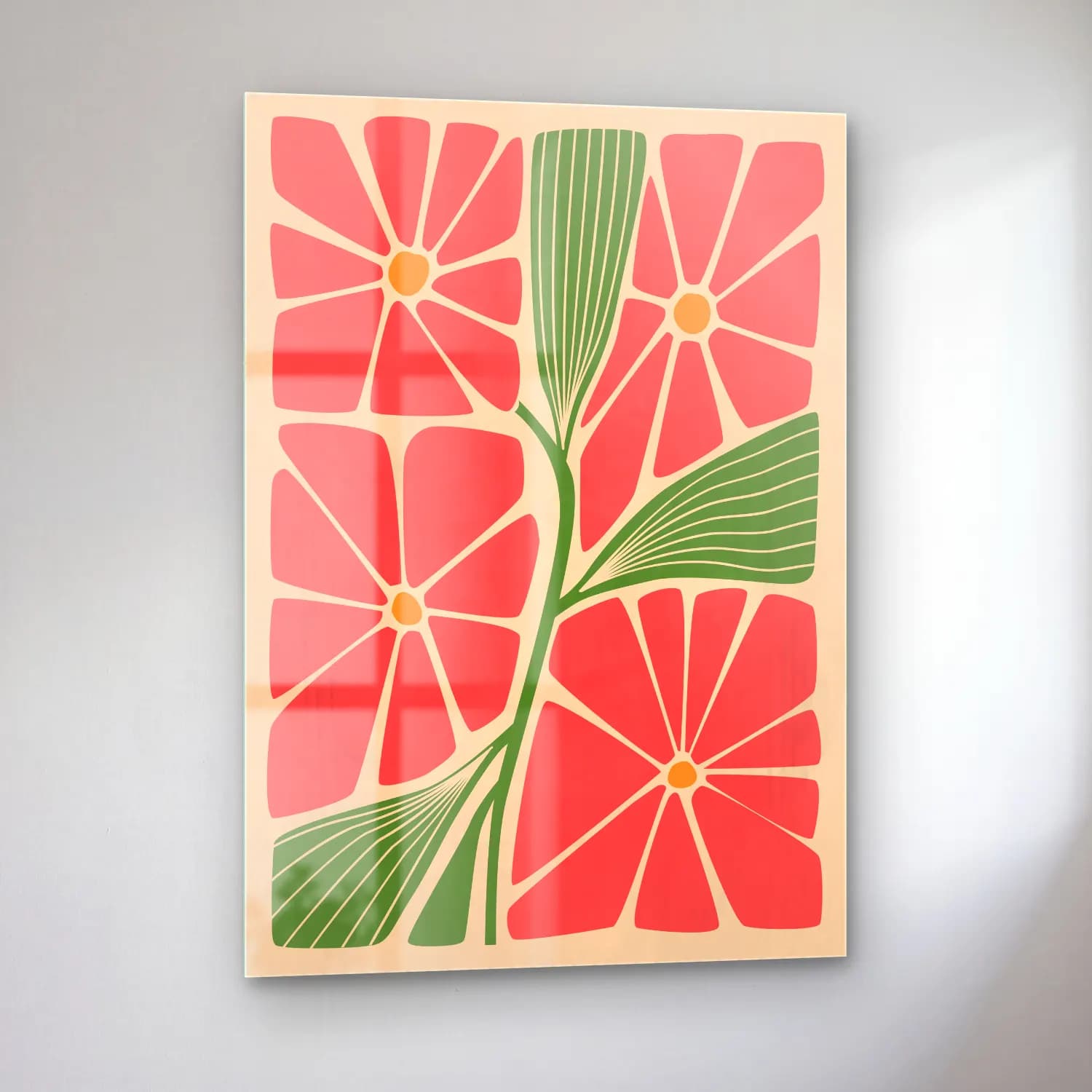 Henri Matisse – Portakallar cam tablo — sol açıdan görünüm