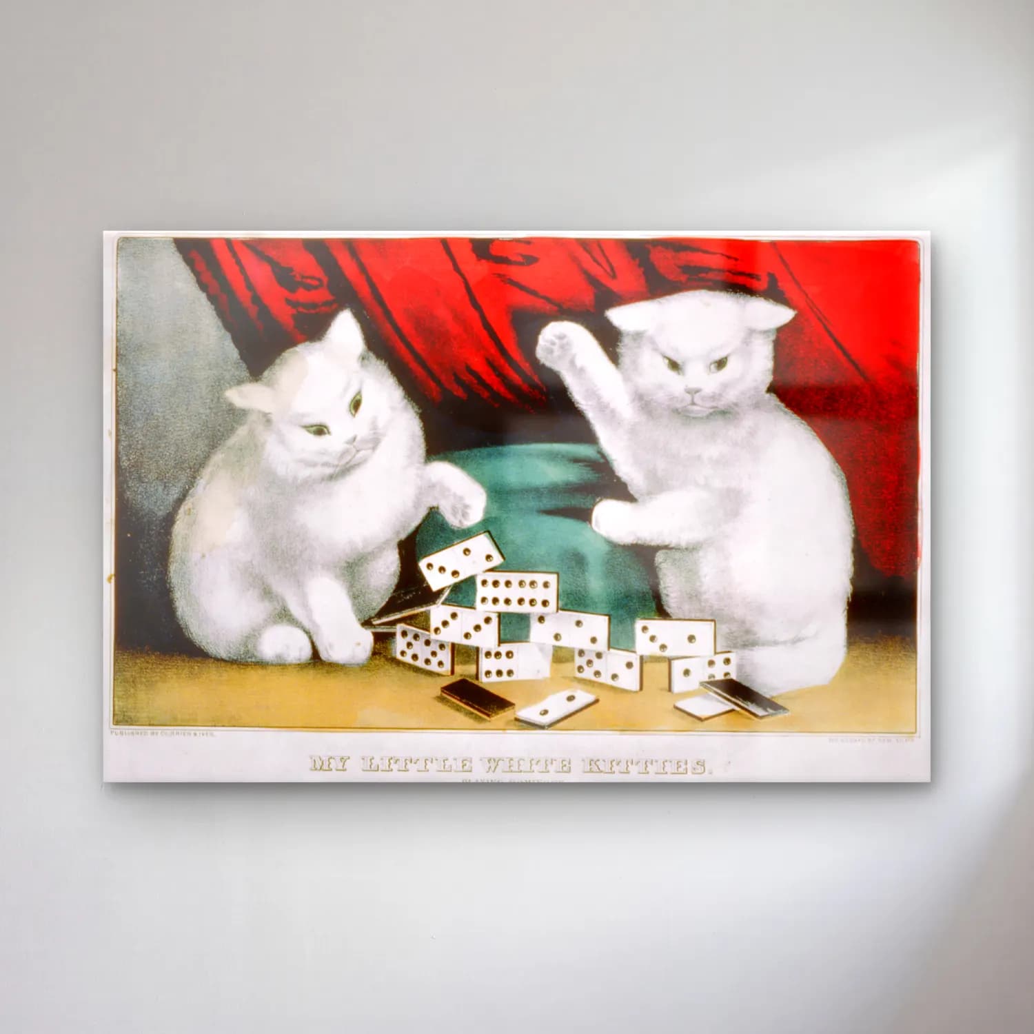 Vintage Kedi No. 26 cam tablo — Vintage Kedi No. 26 — vintage kedi