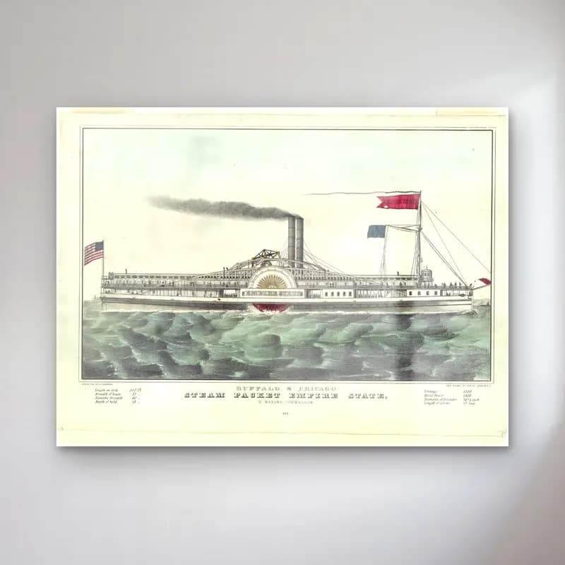 Vintage Fırtınalı Denizde Gemi No. 13 cam tablo — Vintage Fırtınalı Denizde Gemi No. 13 — vintage fırtınalı denizde gemi
