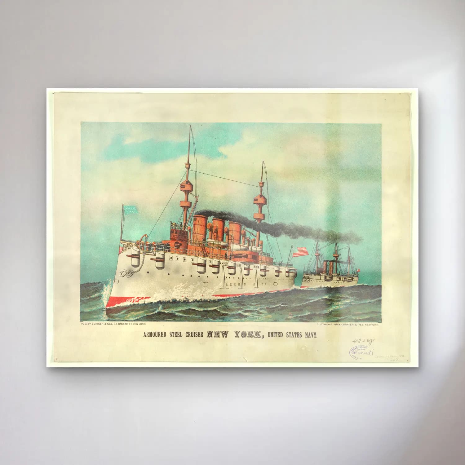 Vintage Fırtınalı Denizde Gemi No. 15 cam tablo — Vintage Fırtınalı Denizde Gemi No. 15 — vintage fırtınalı denizde gemi