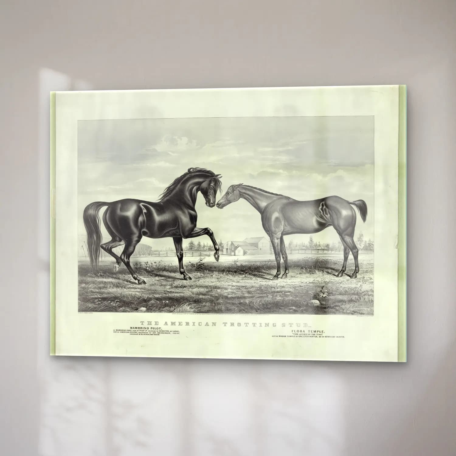 Vintage At No. 21 cam tablo — sağ açıdan görünüm