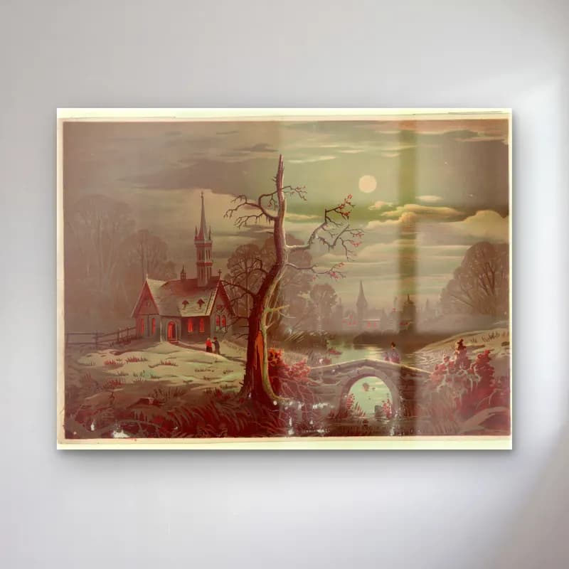 Vintage Katedral No. 24 cam tablo — Vintage Katedral No. 24 — vintage katedral