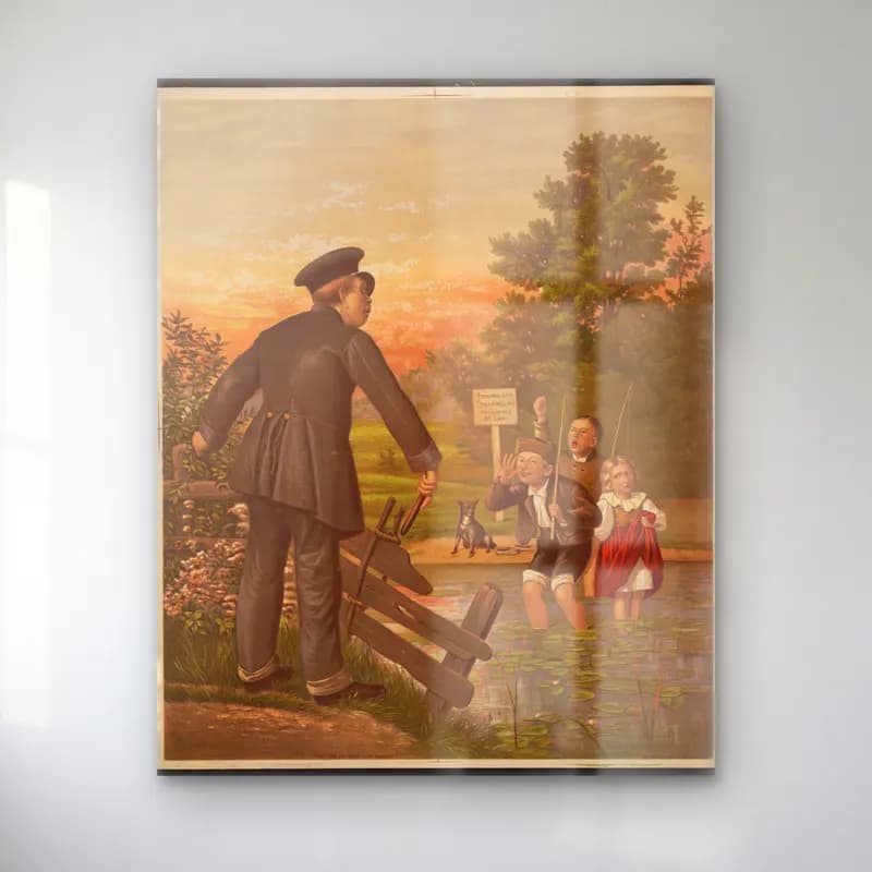 Vintage Poster Golf cam tablo — Vintage Poster Golf — vintage poster golf