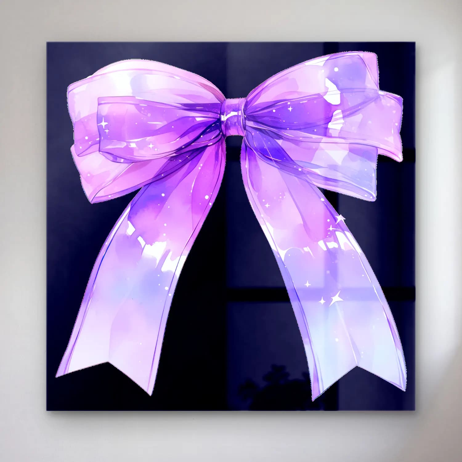 Pastel Fiyonk – Mor Tonlar cam tablo — Pastel Fiyonk – Mor Tonlar — pastel fiyonk