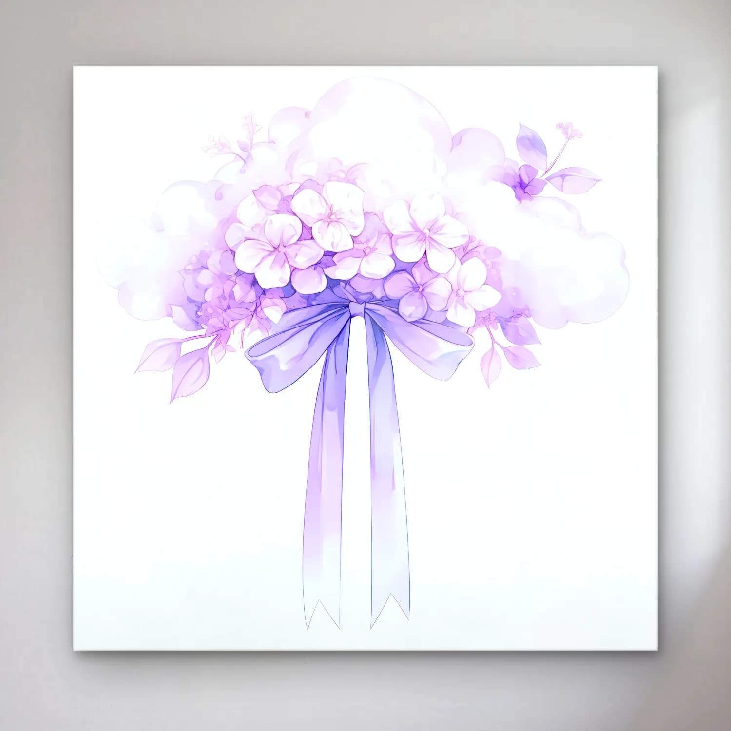 Pastel Vazoda Çiçek Buketi No. 4 cam tablo — Pastel Vazoda Çiçek Buketi No. 4 — pastel vazoda çiçek buketi
