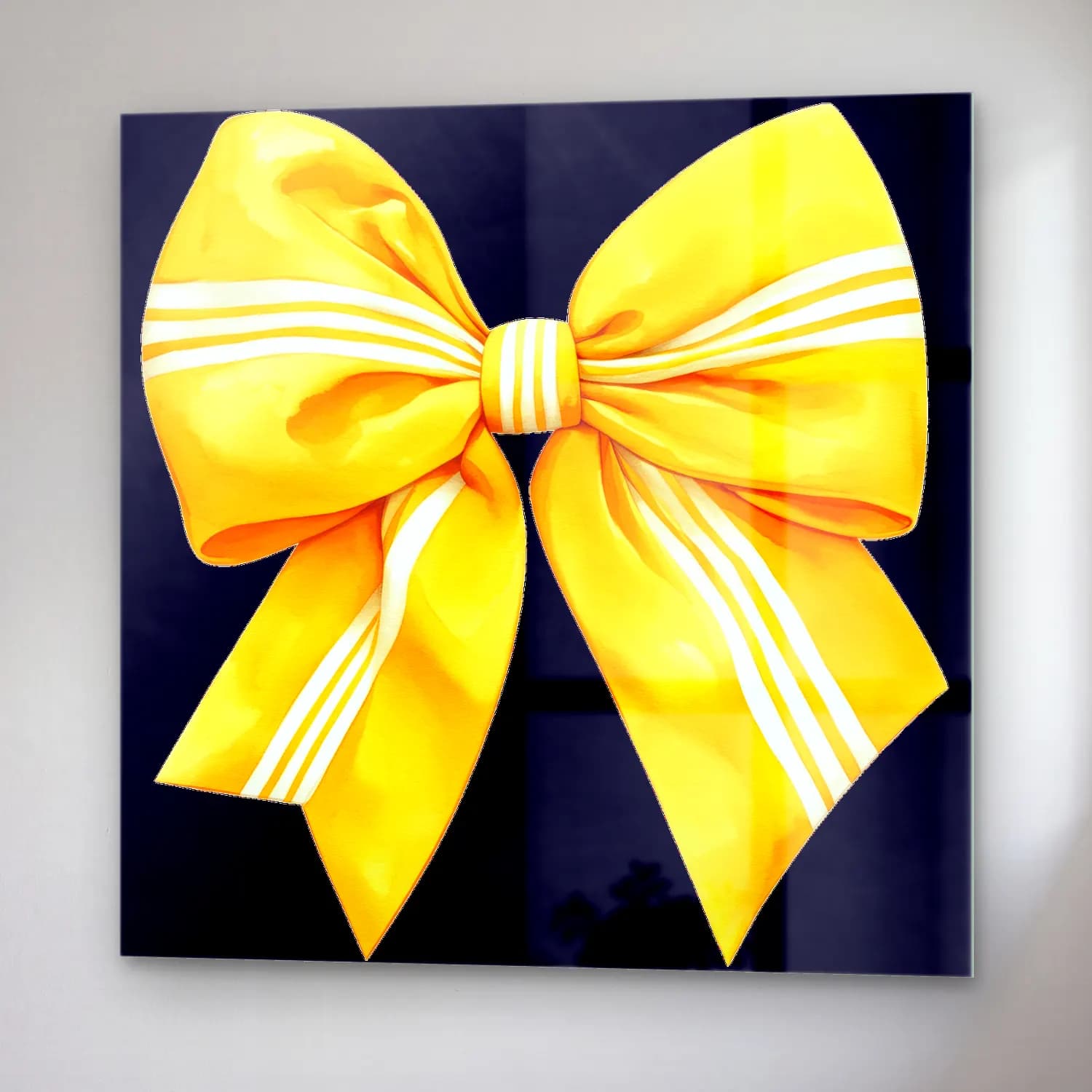 Vintage Fiyonk No. 22 cam tablo — sağ açıdan görünüm