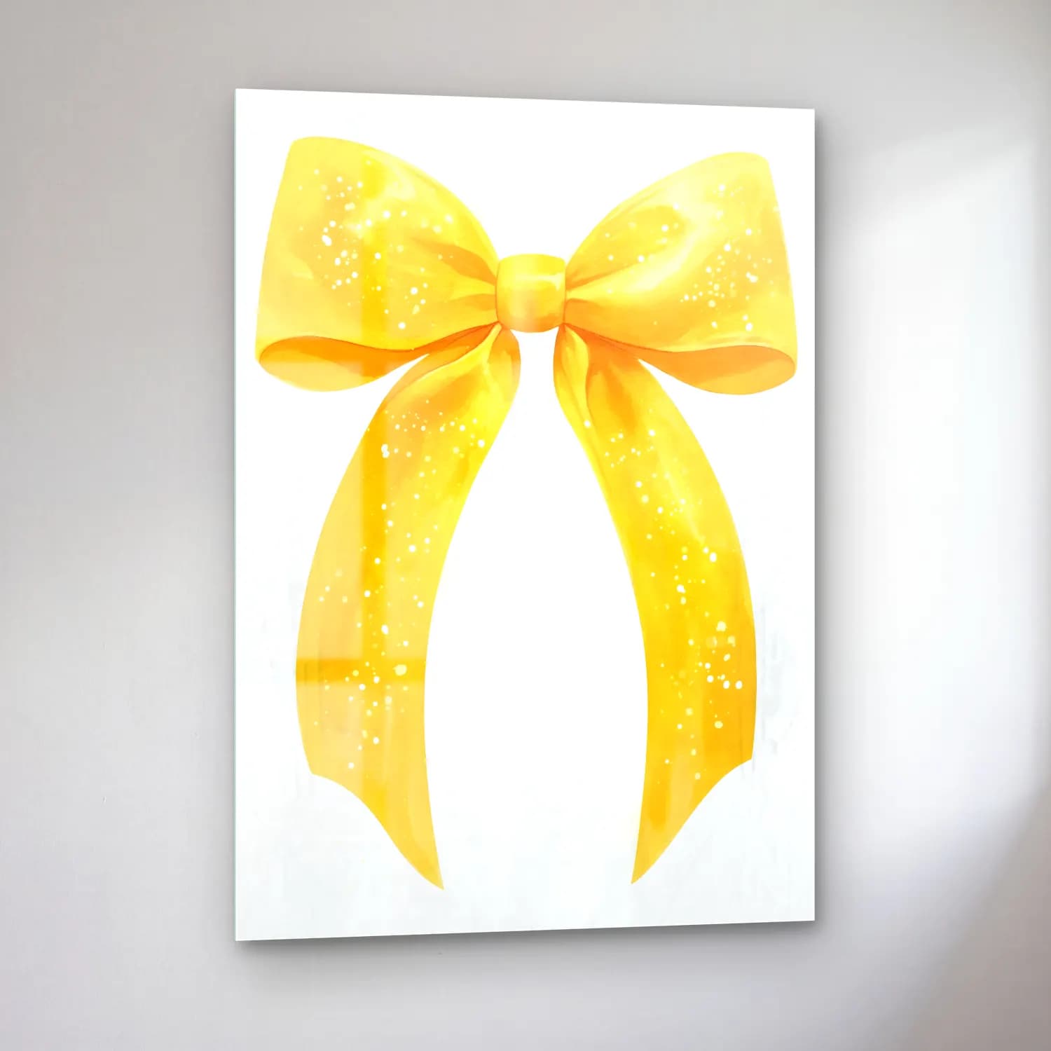 Pastel Fiyonk No. 36 cam tablo — sol açıdan görünüm