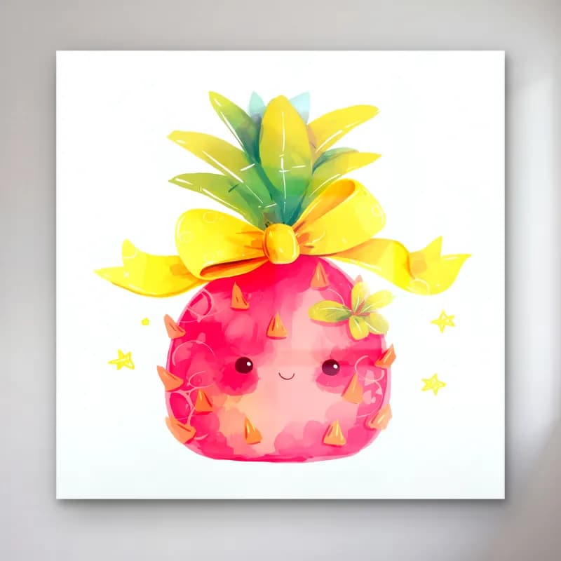 Sevimli İllüstrasyon Karpuz cam tablo — Sevimli İllüstrasyon Karpuz — sevimli i̇llüstrasyon karpuz