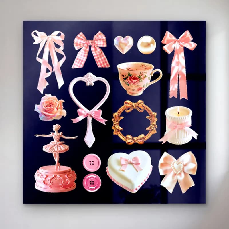 Pastel Fiyonk No. 42 cam tablo — Pastel Fiyonk No. 42 — pastel fiyonk