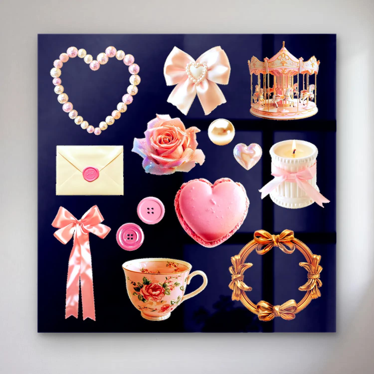 Pastel Hediye Paketleri – Pembe Tonlar cam tablo — Pastel Hediye Paketleri – Pembe Tonlar — pastel hediye paketleri