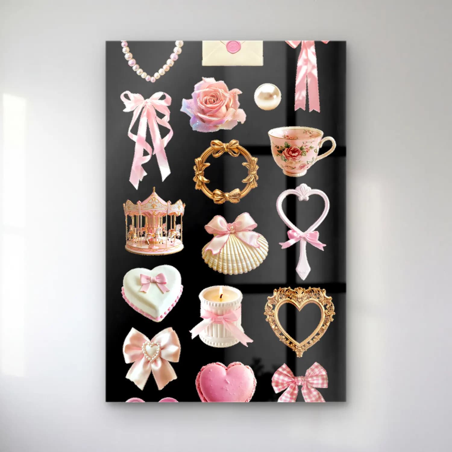 Pastel Tatlılar No. 4 cam tablo — Pastel Tatlılar No. 4 — pastel tatlılar