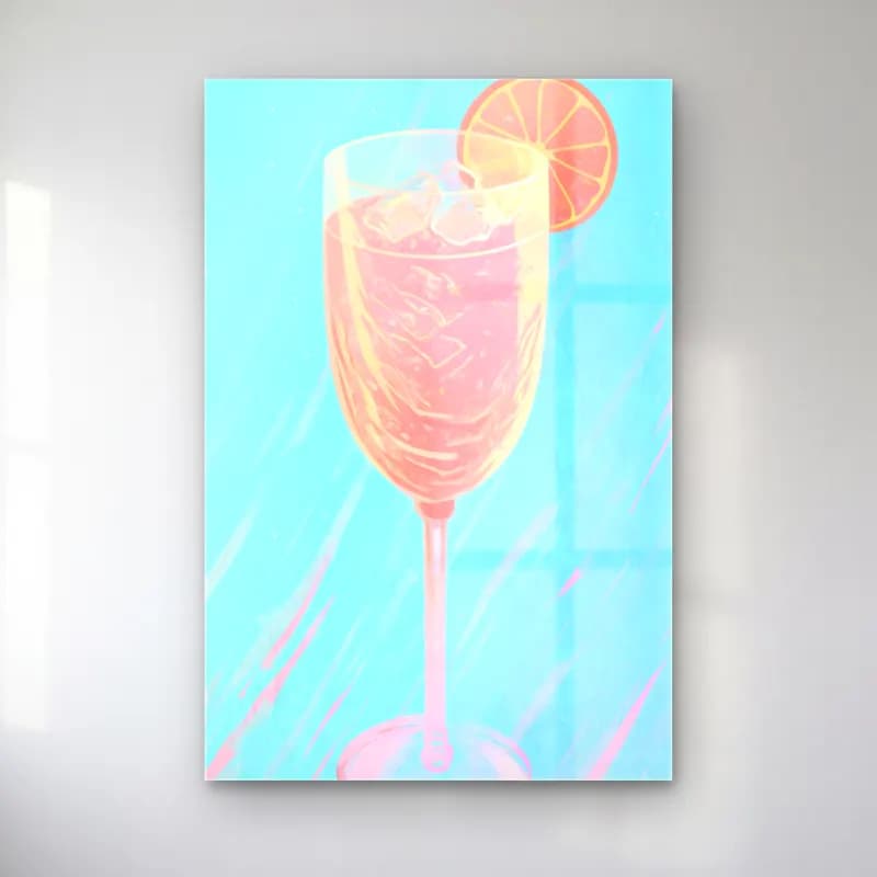 Pastel Kokteyl No. 6 cam tablo — Pastel Kokteyl No. 6 — pastel kokteyl
