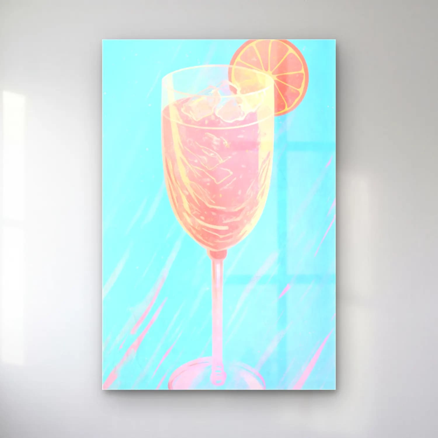 Pastel Kokteyl No. 6 cam tablo — Pastel Kokteyl No. 6 — pastel kokteyl