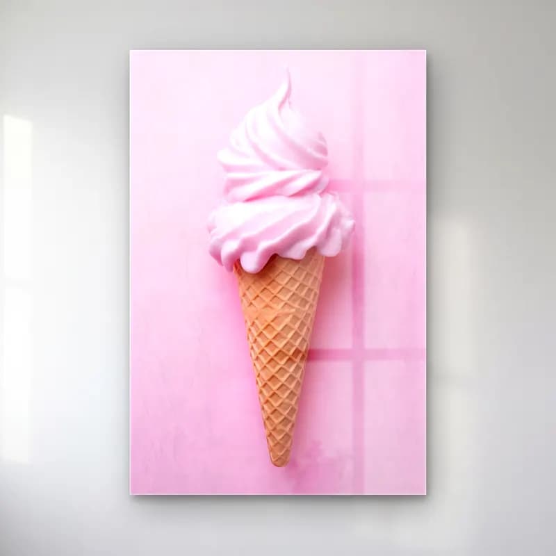 Pastel Dondurma No. 9 cam tablo — Pastel Dondurma No. 9 — pastel dondurma