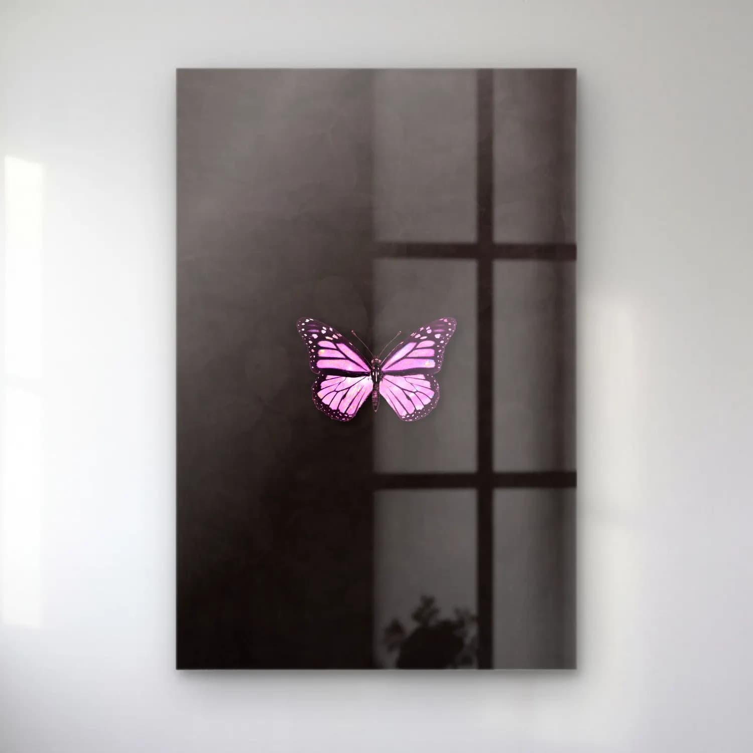 Pastel Kelebek No. 10 cam tablo — Pastel Kelebek No. 10 — pastel kelebek