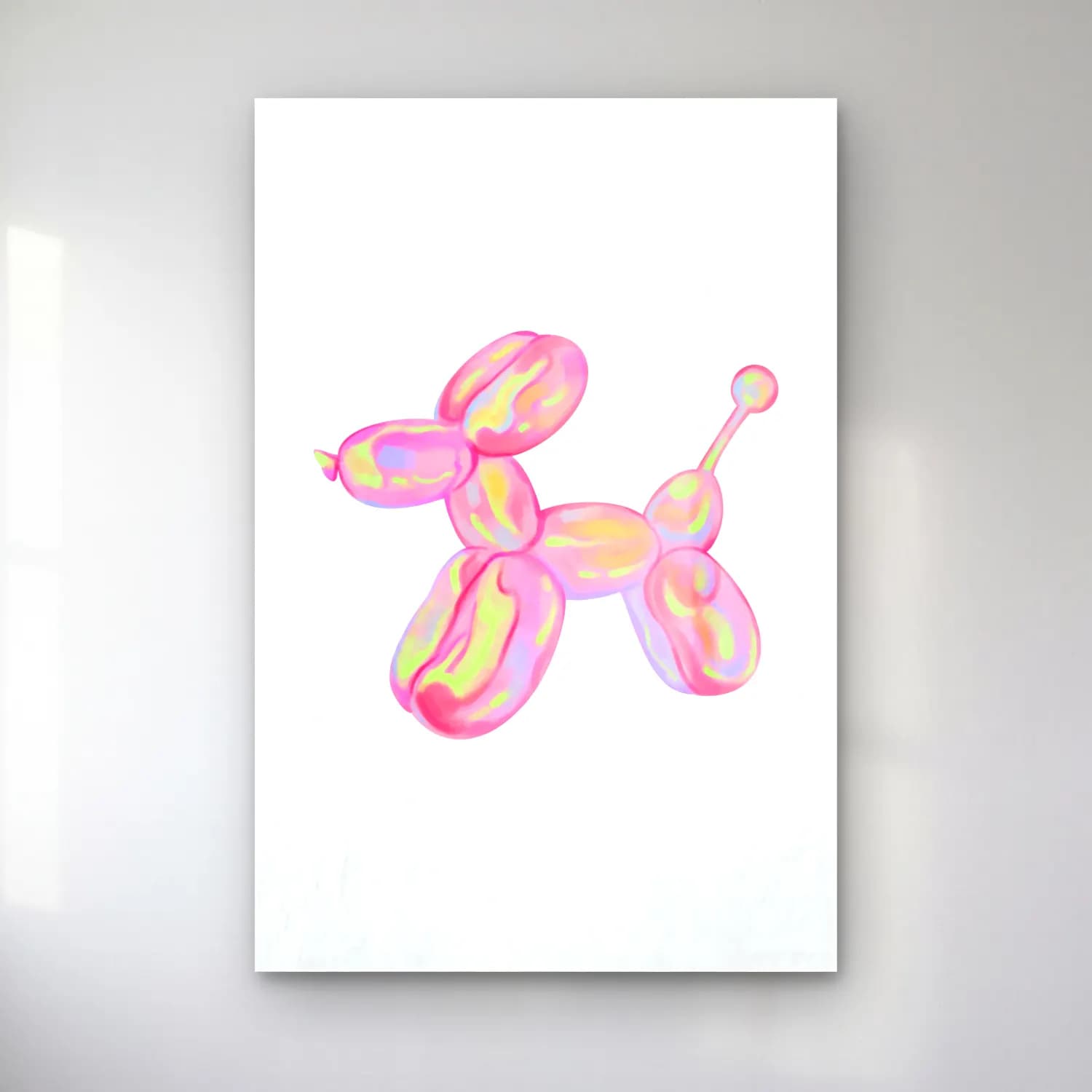 Pastel Köpek No. 5 cam tablo — Pastel Köpek No. 5 — pastel köpek
