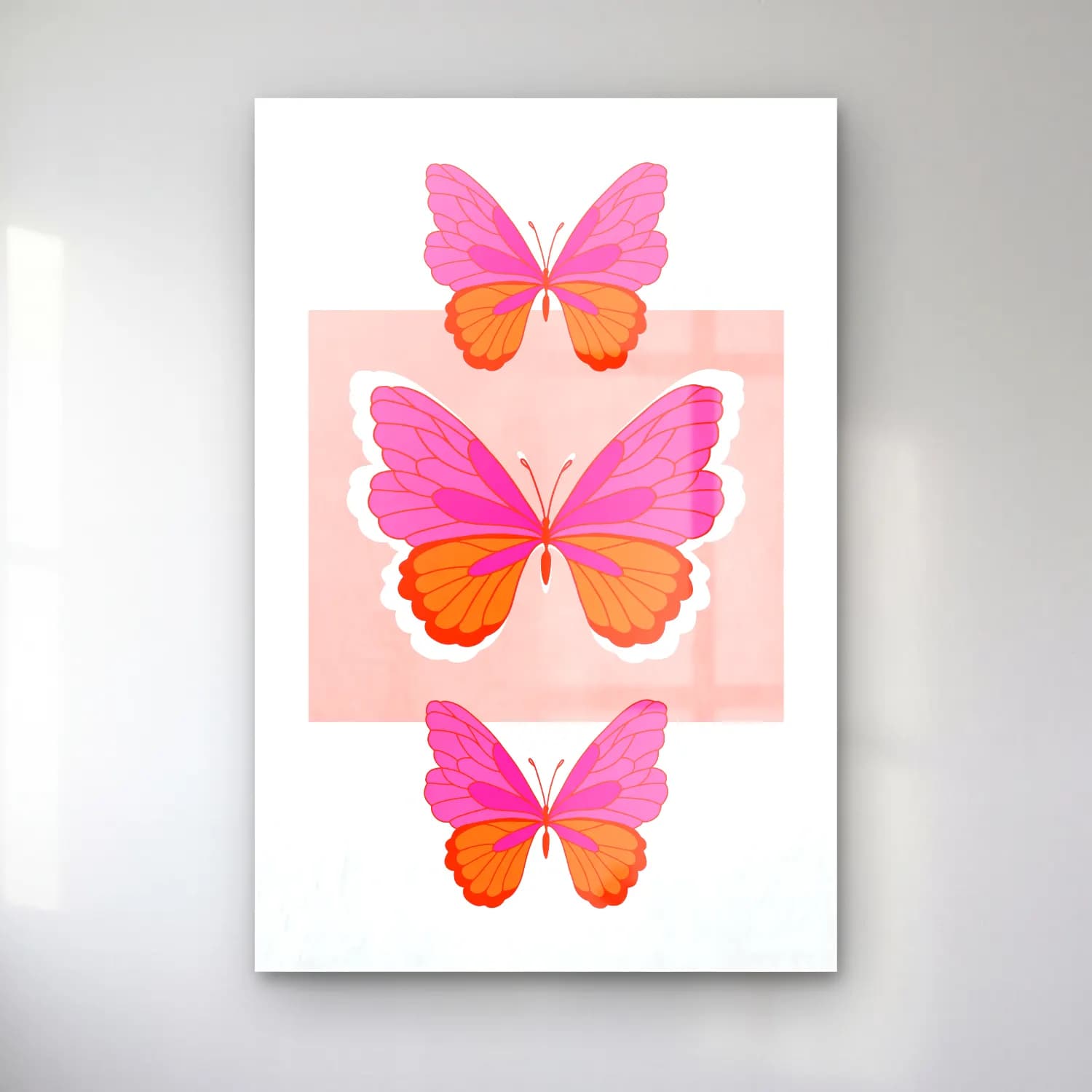 Pastel Kelebek No. 15 cam tablo — Pastel Kelebek No. 15 — pastel kelebek