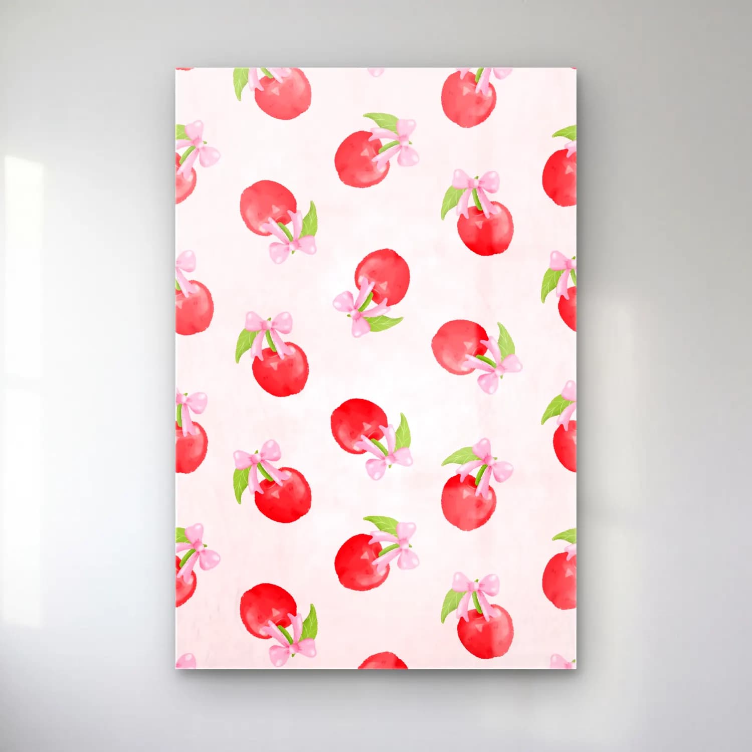 Pastel Kirazlar No. 5 cam tablo — Pastel Kirazlar No. 5 — pastel kirazlar