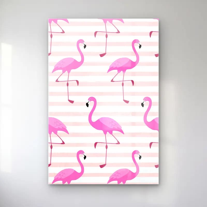 Pastel Flamingo No. 6 cam tablo — Pastel Flamingo No. 6 — pastel flamingo