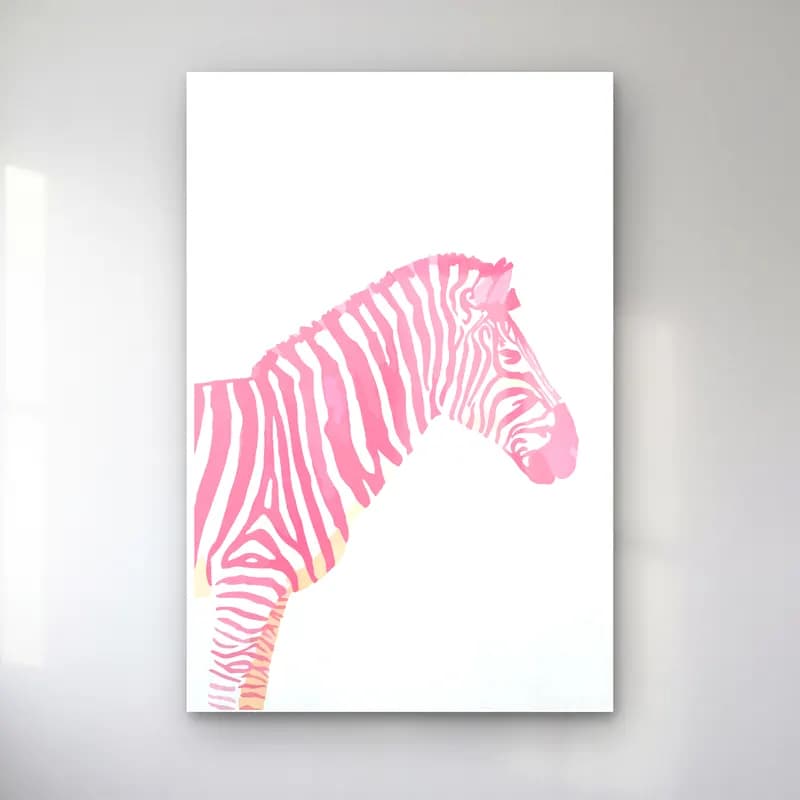 Pastel Zebra cam tablo — Pastel Zebra — pastel zebra