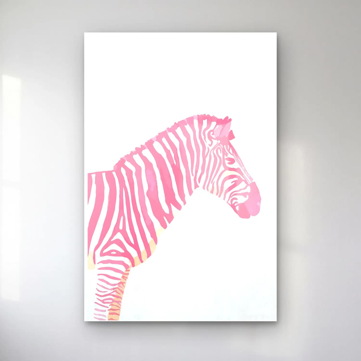 Pastel Zebra cam tablo — Pastel Zebra — pastel zebra