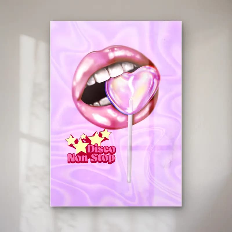 Pastel Dondurma No. 12 cam tablo — Pastel Dondurma No. 12 — pastel dondurma